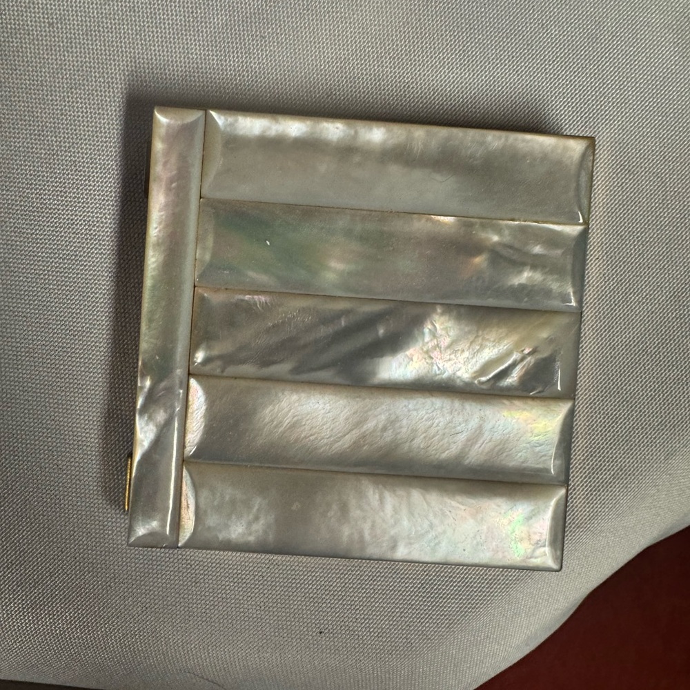 Vintage Mother of Pearl compact